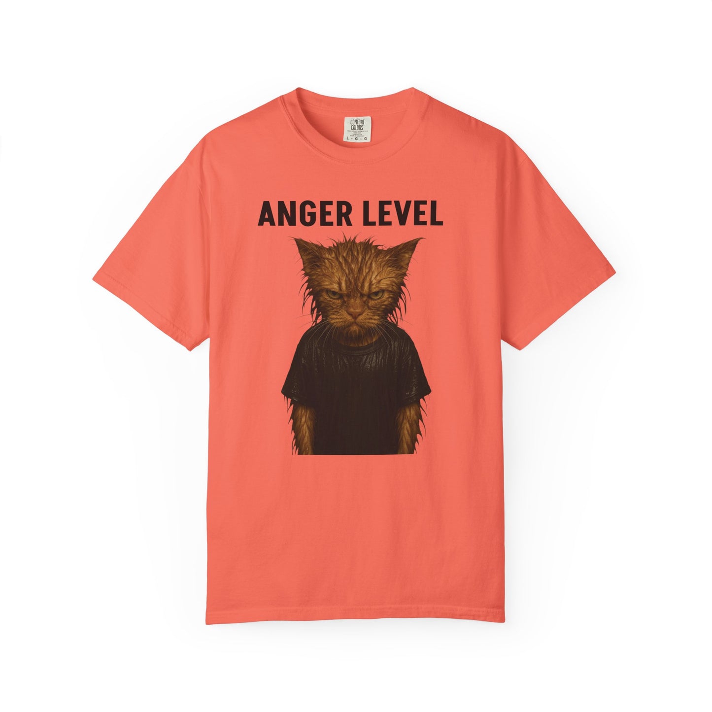 Anger level: Wet cat