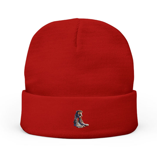 Brr Brr Patapim Embroidered Knit Beanie