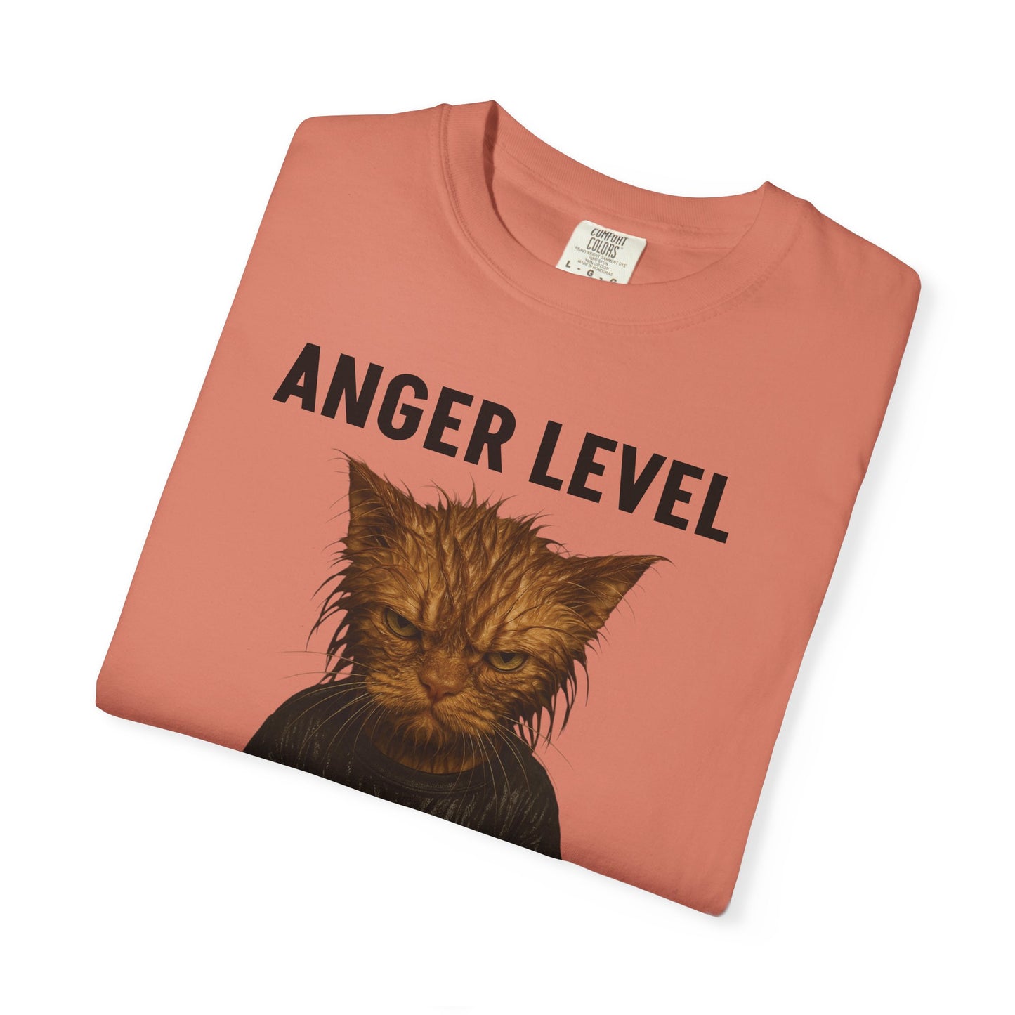 Anger level: Wet cat