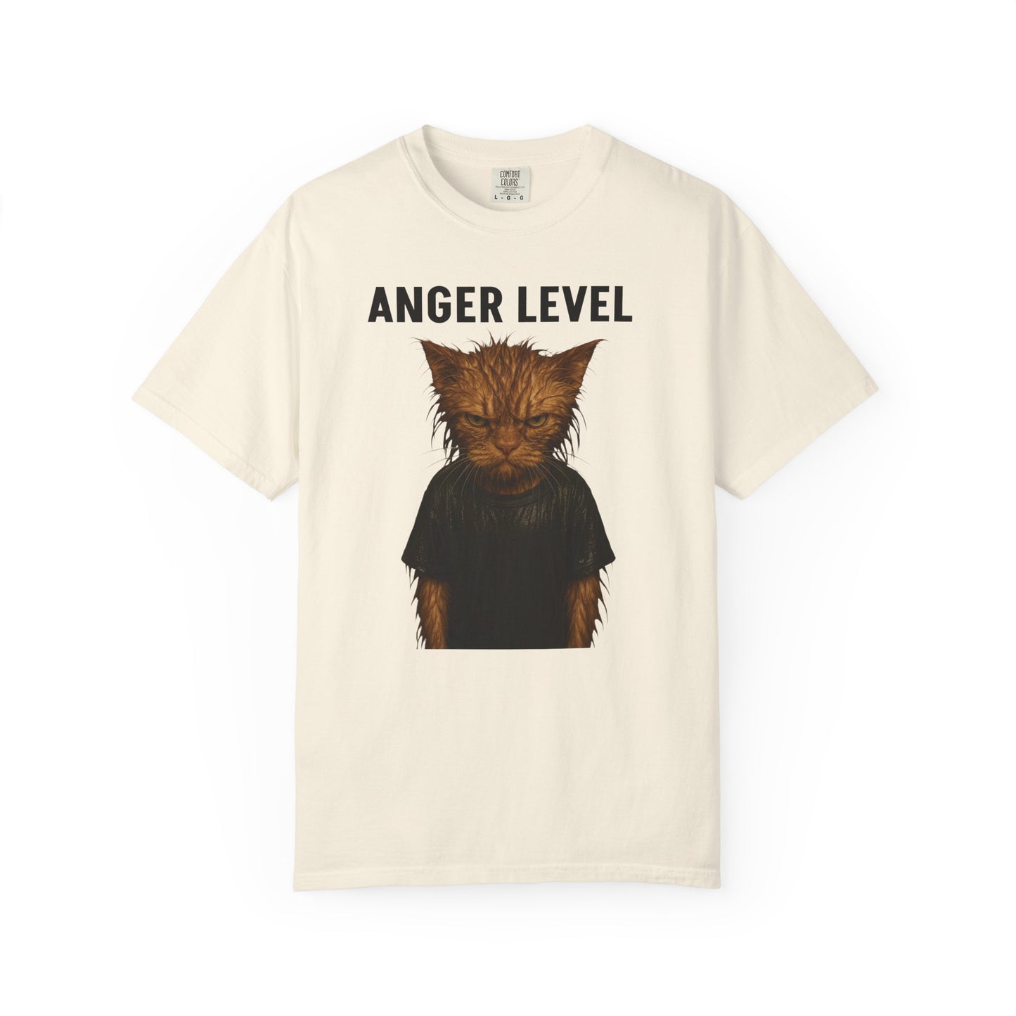 Anger level: Wet cat
