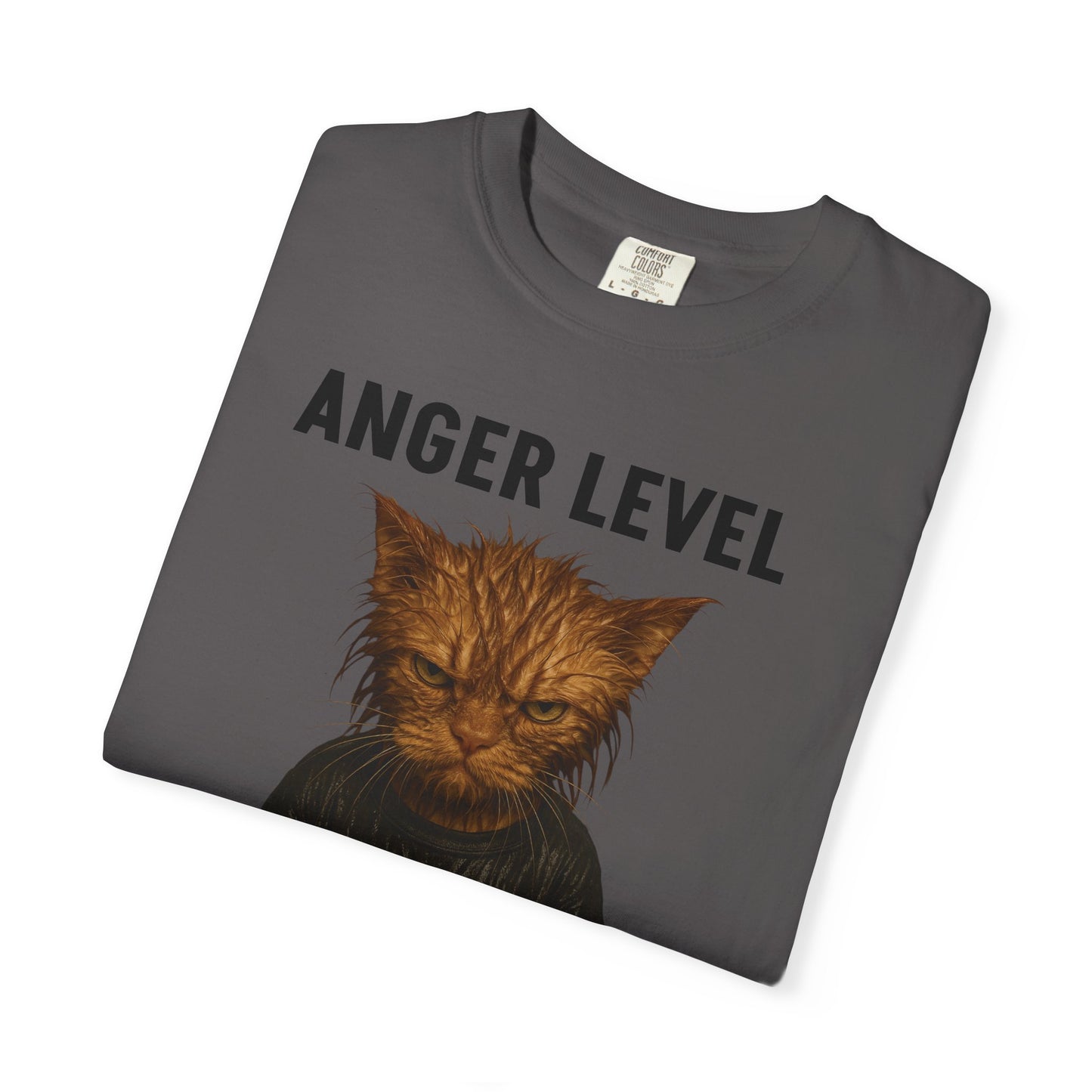 Anger level: Wet cat