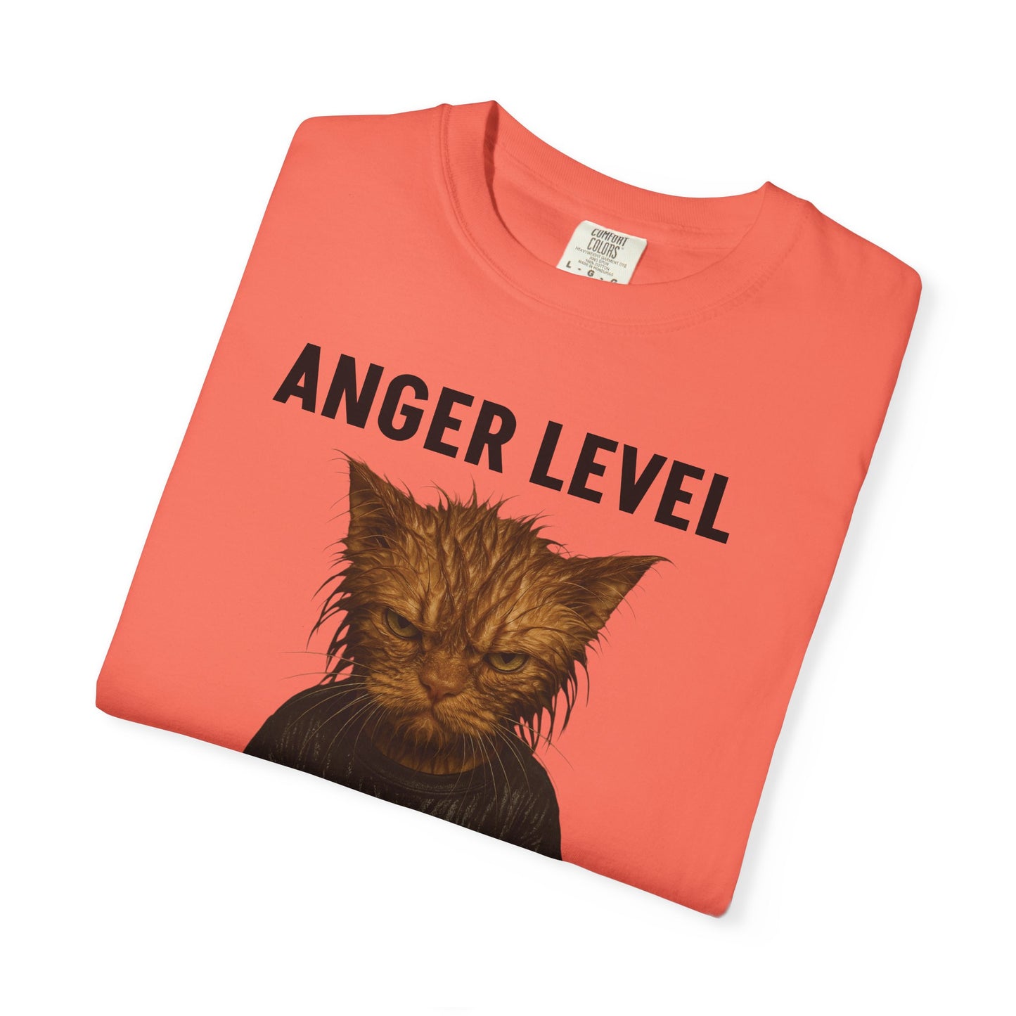 Anger level: Wet cat
