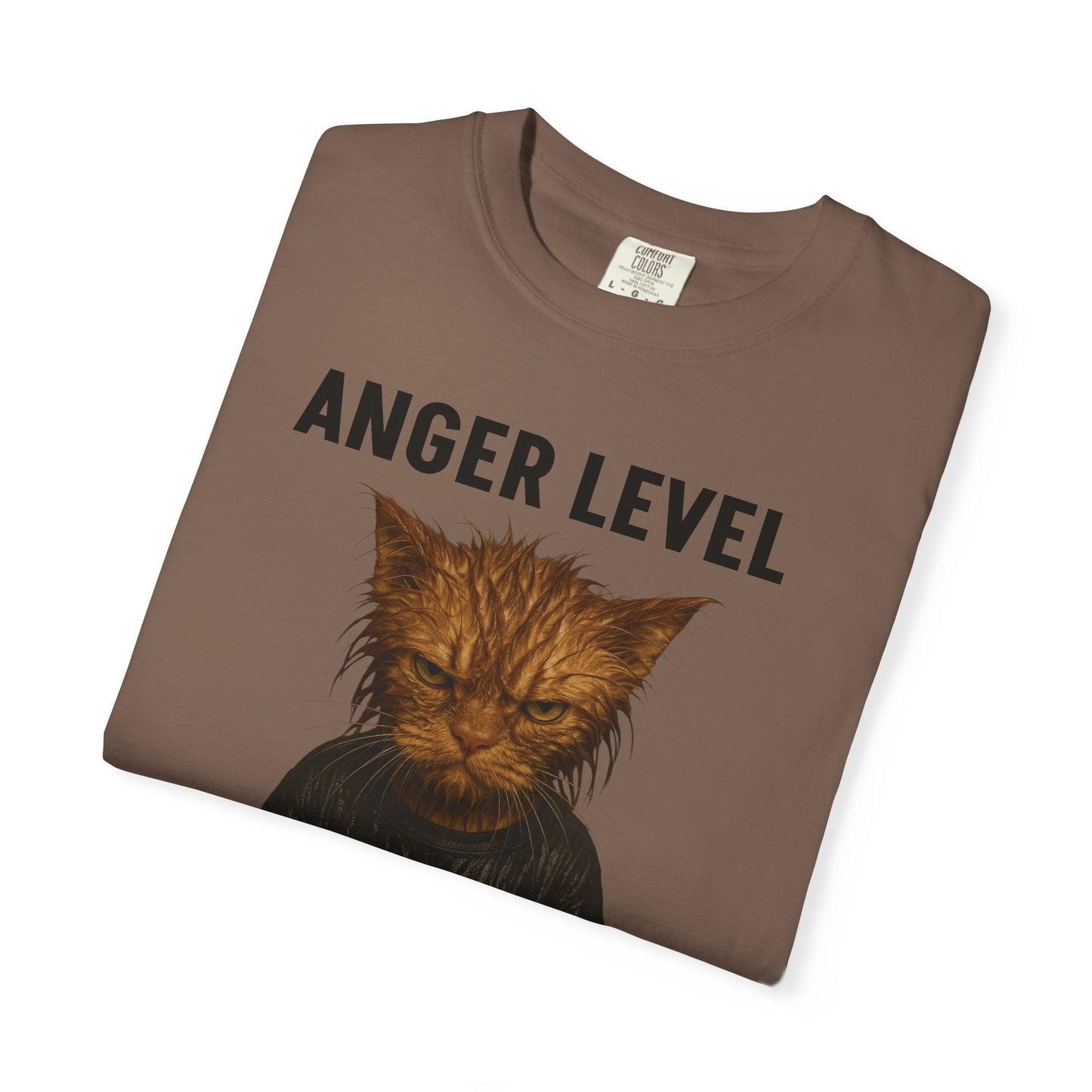 Anger level: Wet cat
