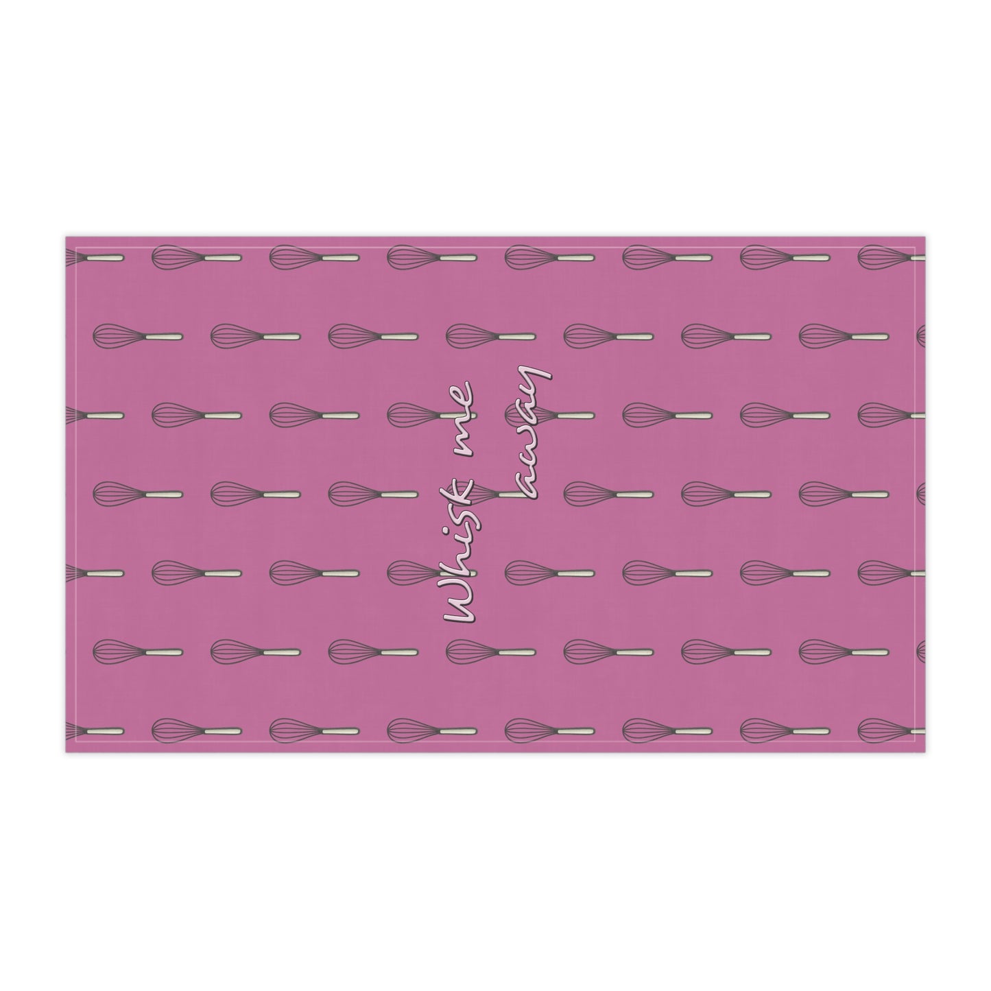 “Whisk Me Away” Tea Towel (Pink)