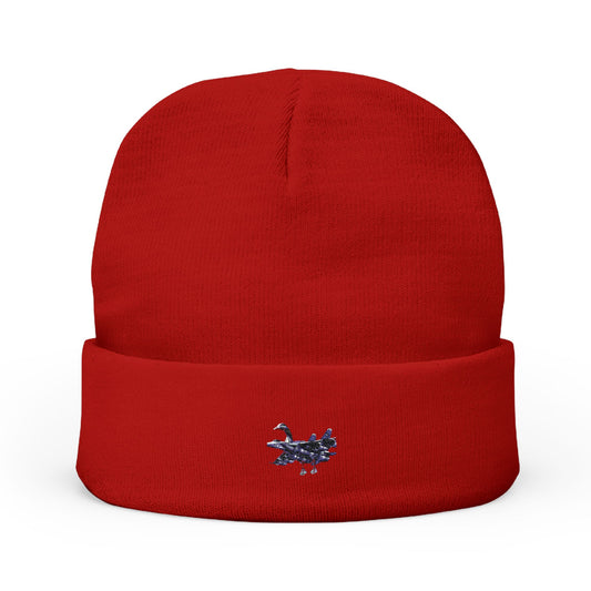 Bombardini Gusini Embroidered Knit Beanie