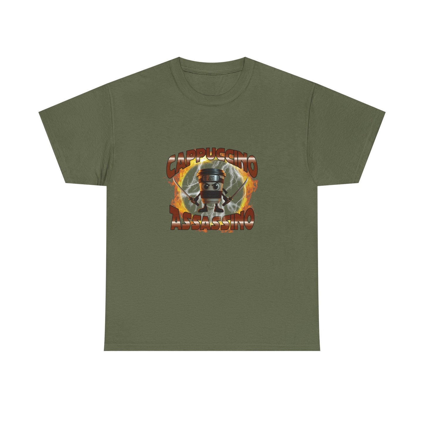 Cappuccino Assassino Unisex Heavy Cotton Tee