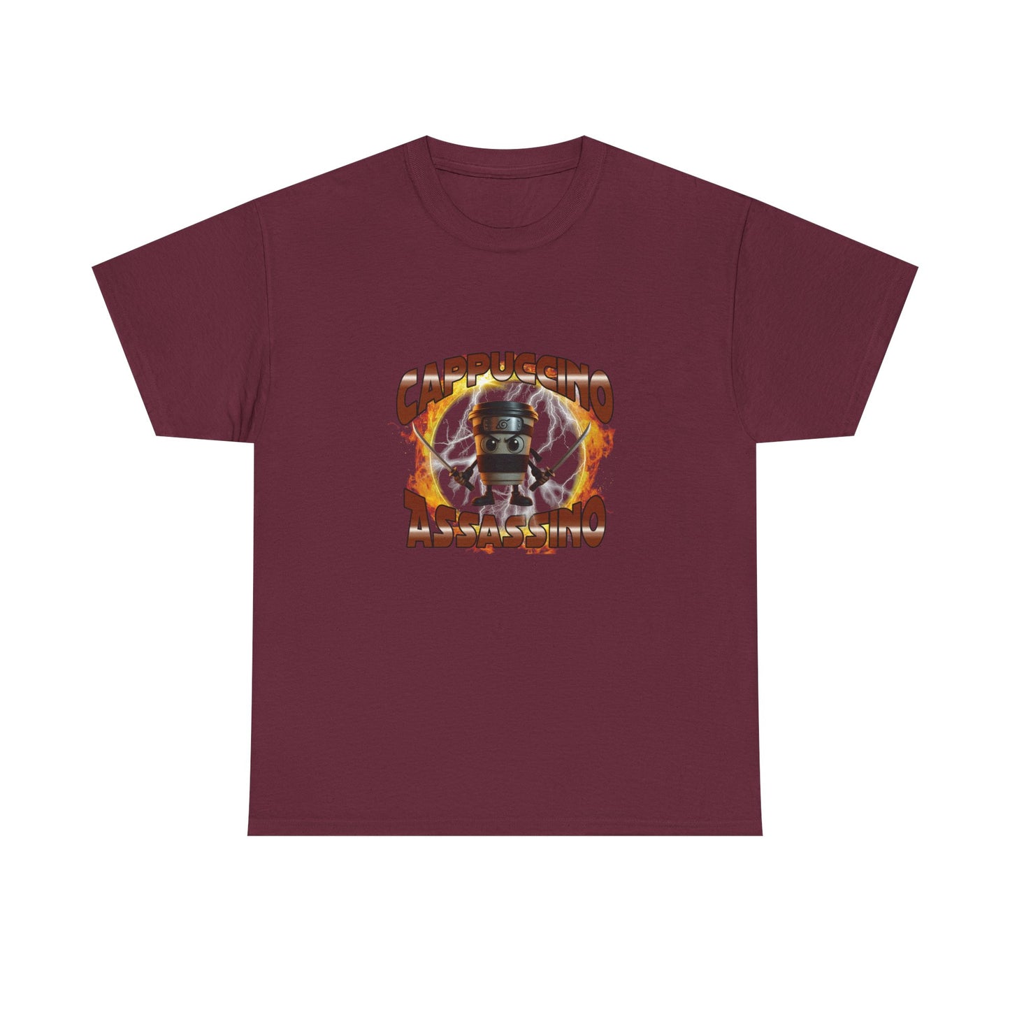 Cappuccino Assassino Unisex Heavy Cotton Tee
