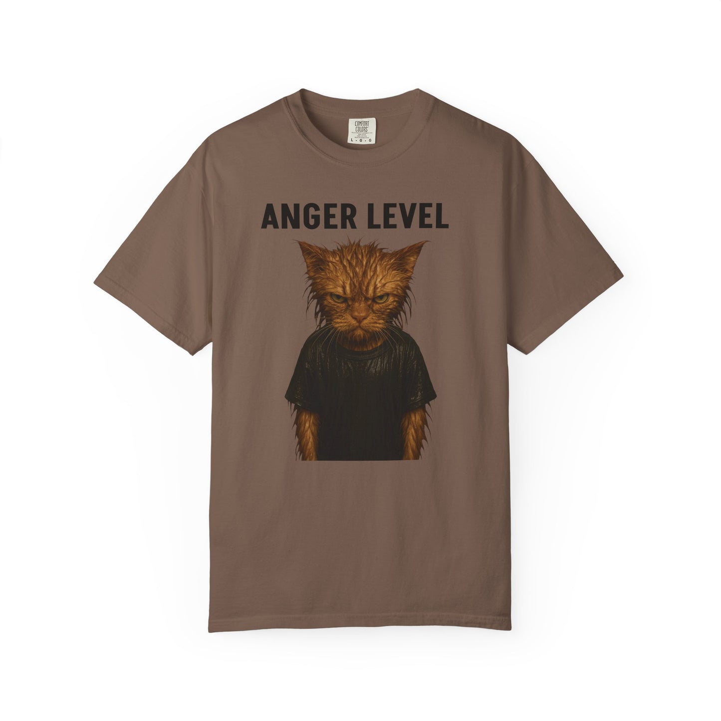 Anger level: Wet cat
