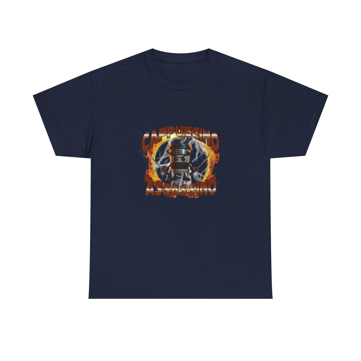 Cappuccino Assassino Unisex Heavy Cotton Tee