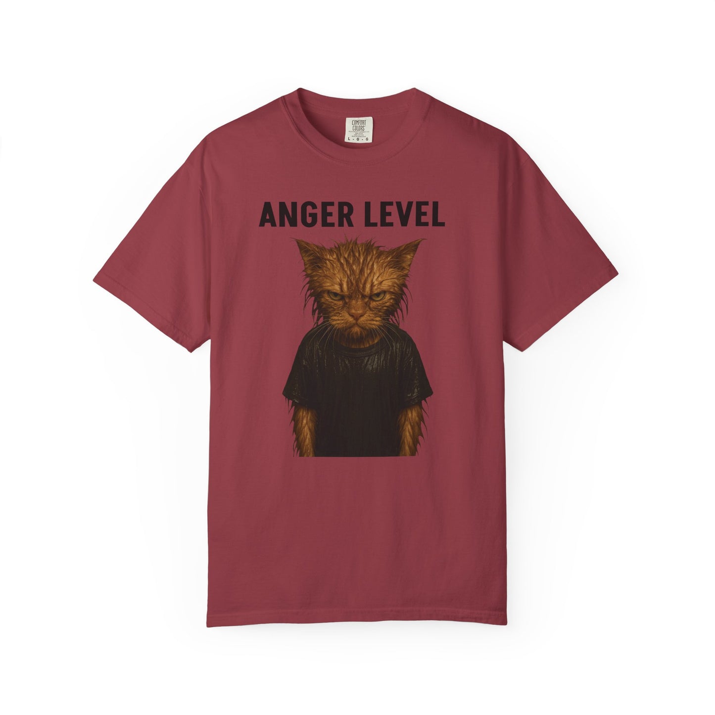 Anger level: Wet cat