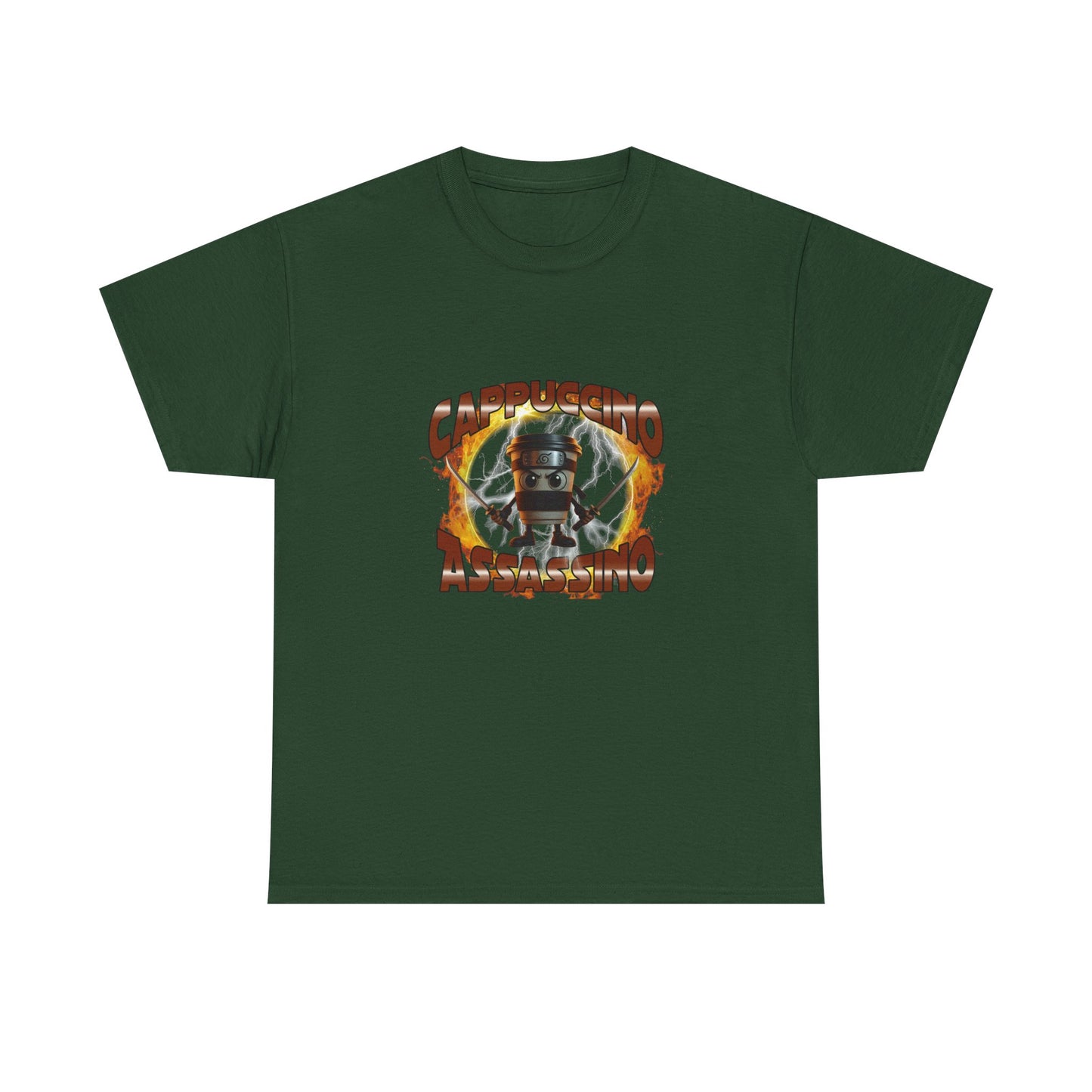 Cappuccino Assassino Unisex Heavy Cotton Tee