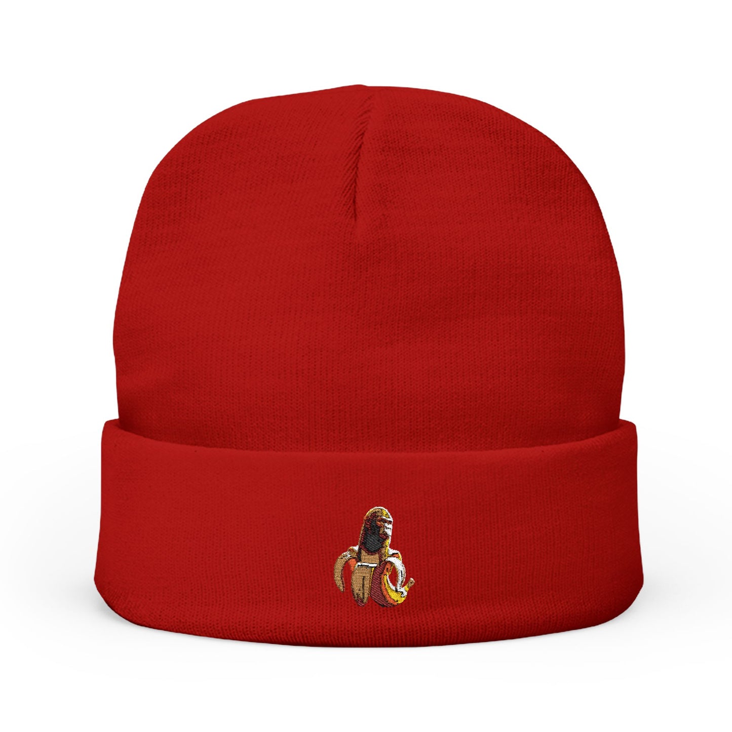 Shimpansini Bananini Embroidered Knit Beanie
