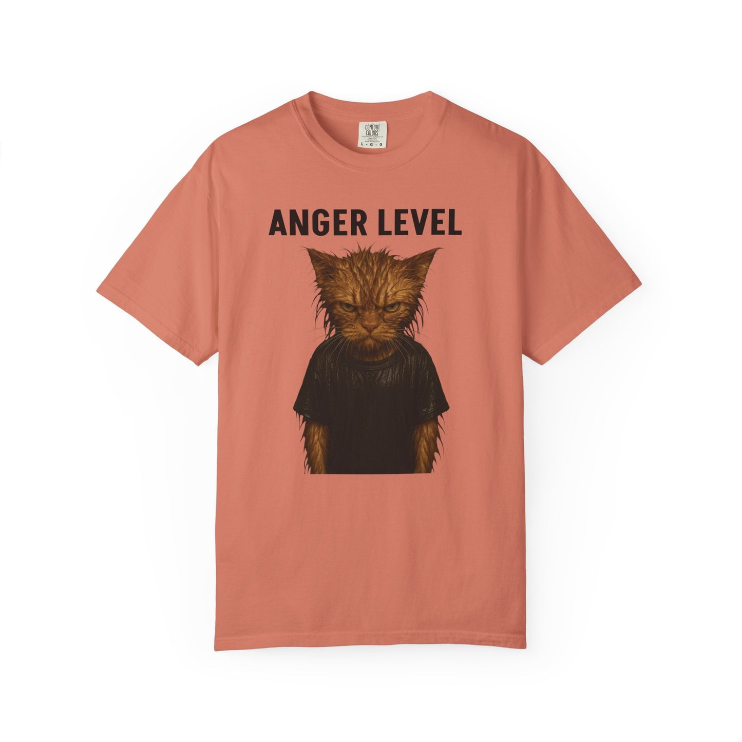 Anger level: Wet cat