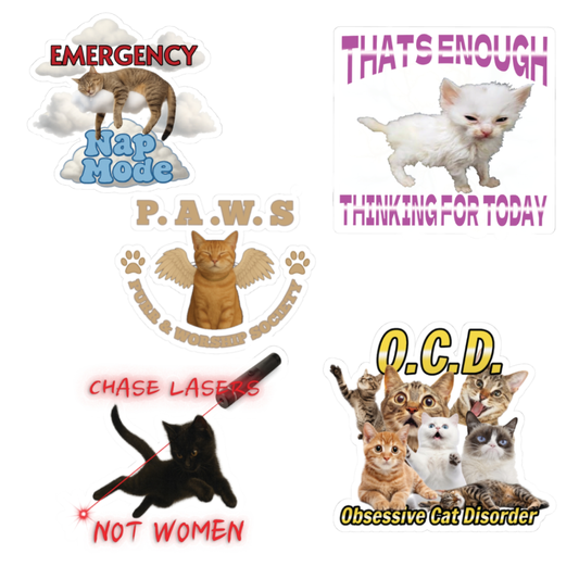 Graphic Stickers (5-Pack)