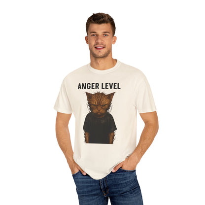 Anger level: Wet cat