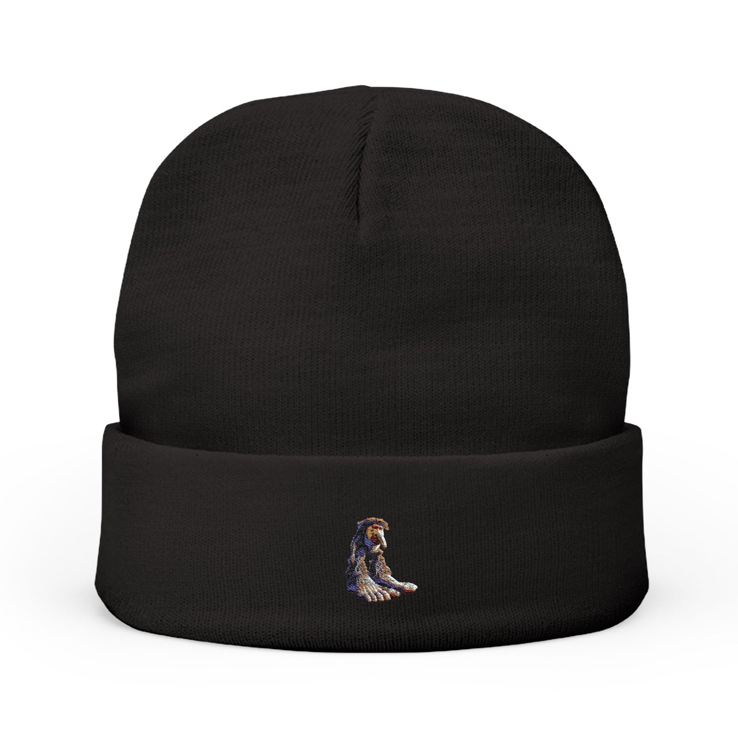 Brr Brr Patapim Embroidered Knit Beanie