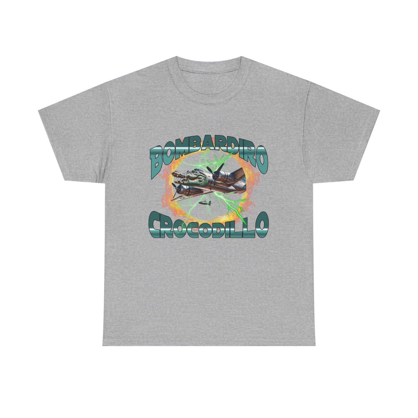 Bombardiro Crocodillo Unisex Heavy Cotton Tee