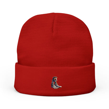 Brr Brr Patapim Embroidered Knit Beanie