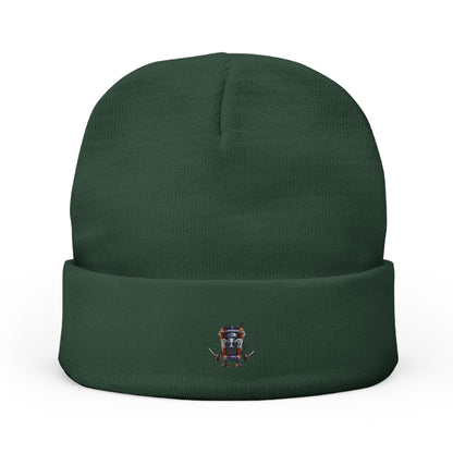 Cappuccino Assassino Embroidered  Knit Beanie