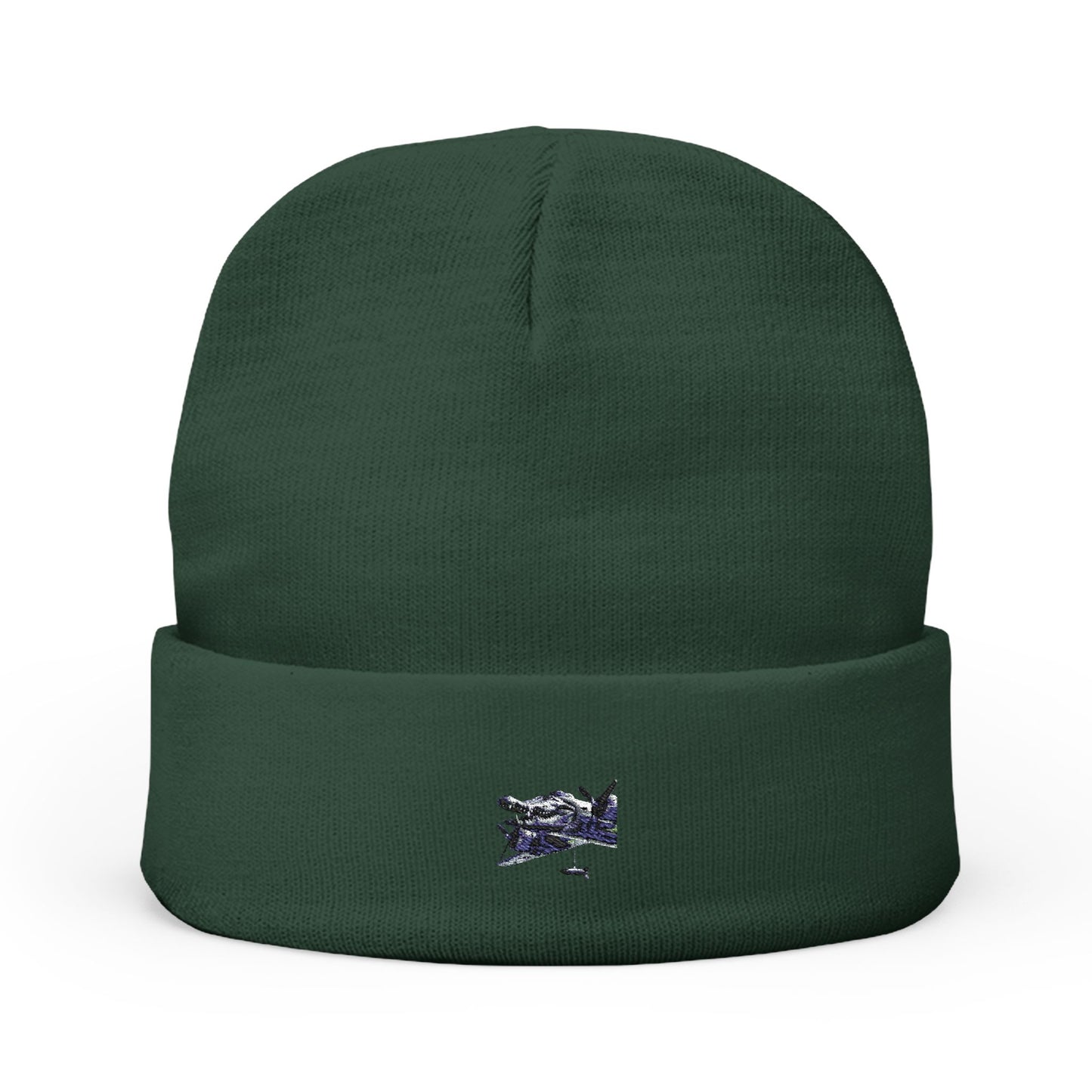 Bombardiro Crocodilo Embroidered Knit Beanie