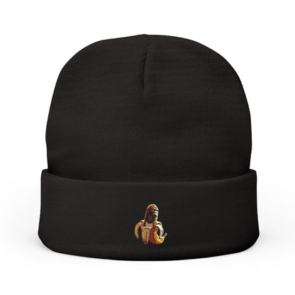 Shimpansini Bananini Embroidered Knit Beanie
