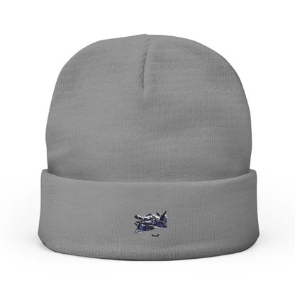 Bombardiro Crocodilo Embroidered Knit Beanie