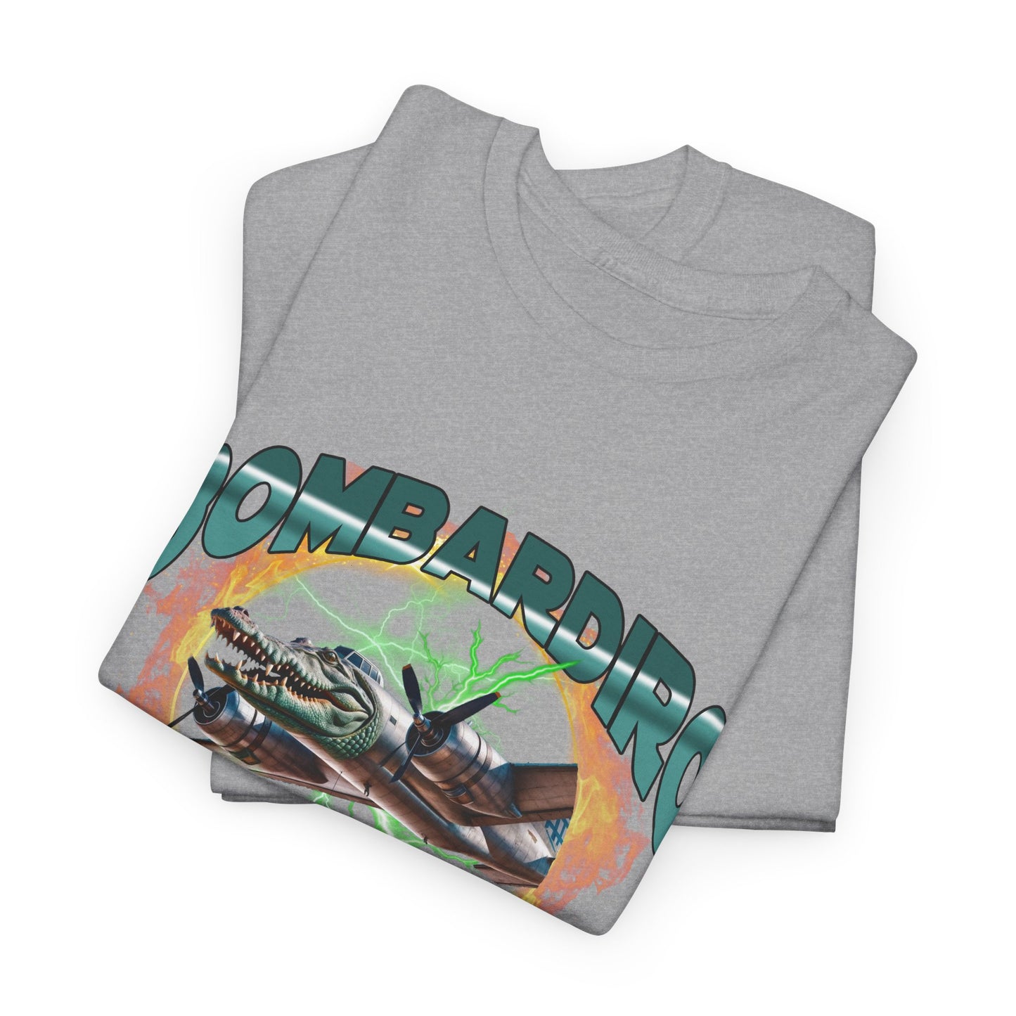 Bombardiro Crocodillo Unisex Heavy Cotton Tee