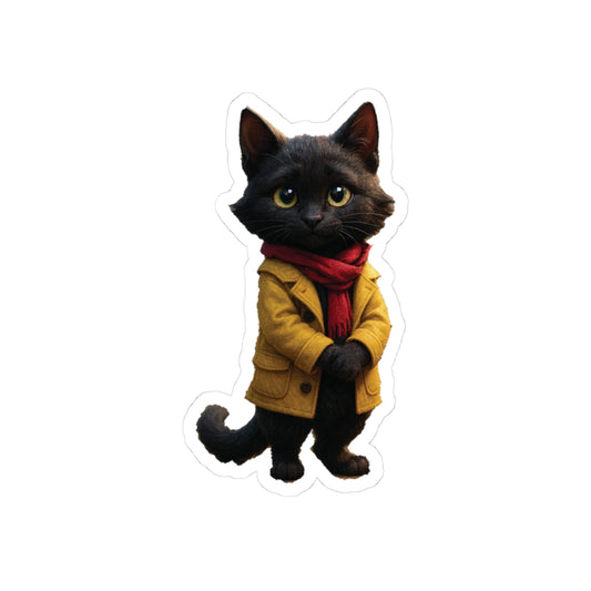 Black Cat Sticker [Little Tots Store]