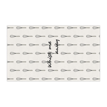 “Whisk Me Away” Tea Towel (White)