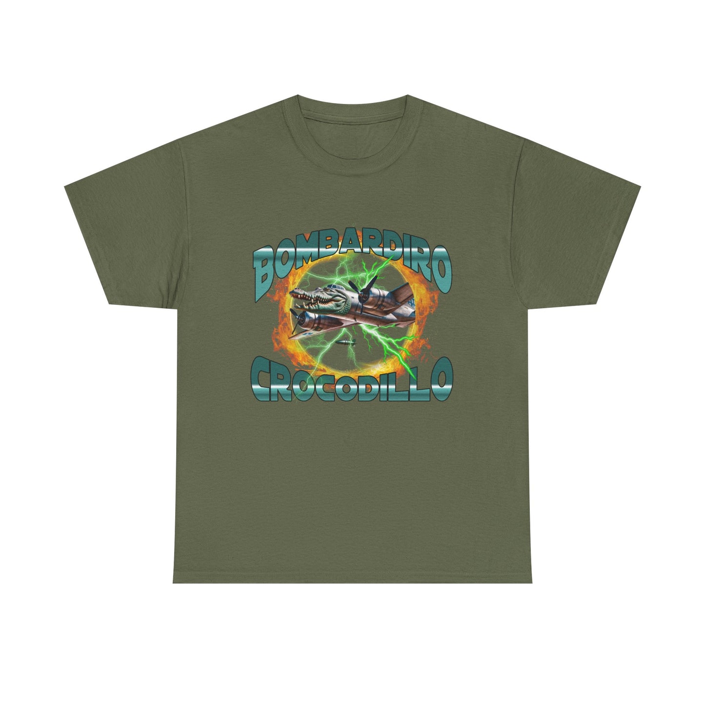 Bombardiro Crocodillo Unisex Heavy Cotton Tee