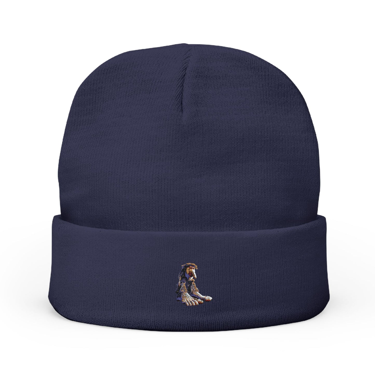 Brr Brr Patapim Embroidered Knit Beanie