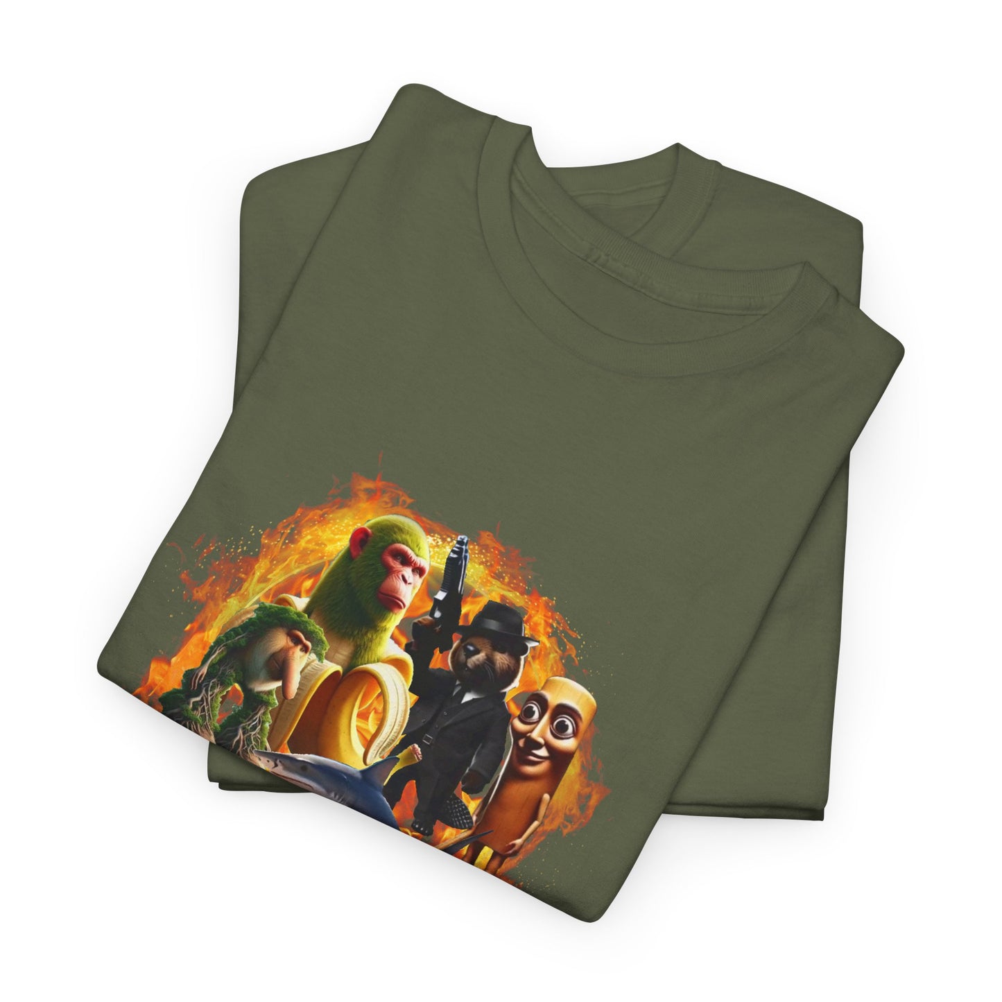 Brainrot Mashup Unisex Heavy Cotton Tee