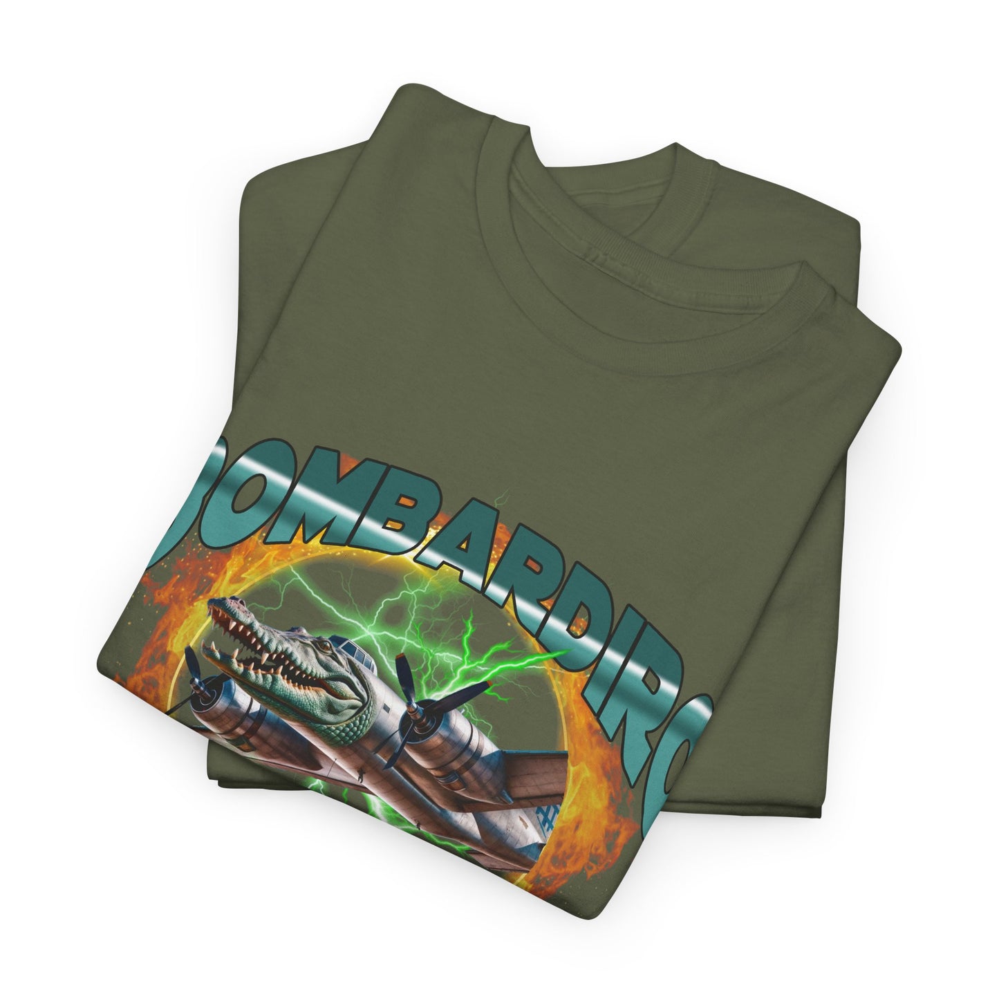 Bombardiro Crocodillo Unisex Heavy Cotton Tee