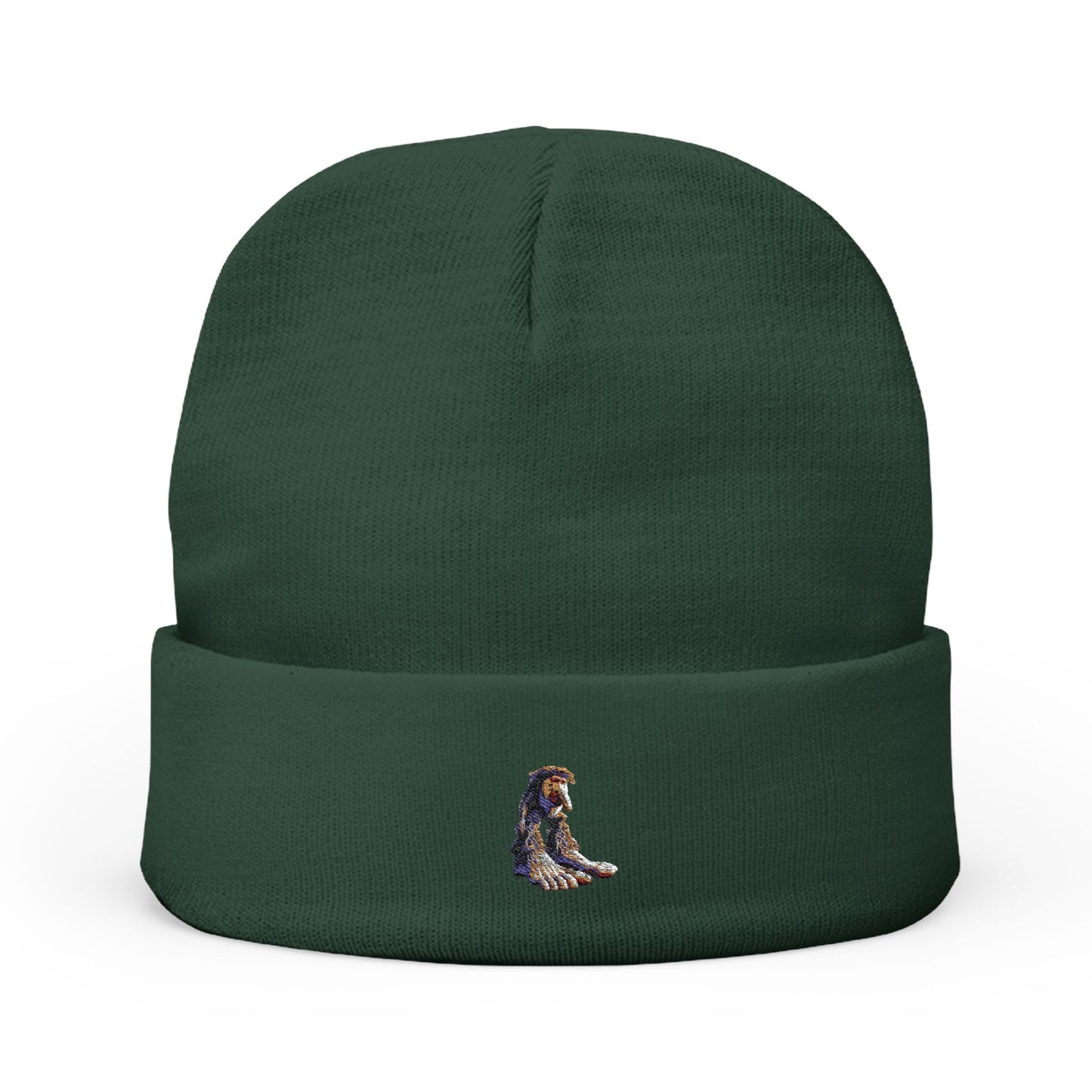 Brr Brr Patapim Embroidered Knit Beanie