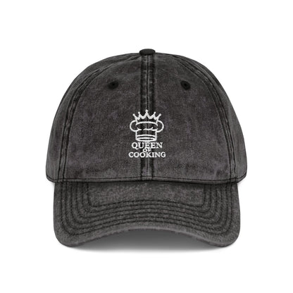 Queen of Cooking Vintage Dad Cap