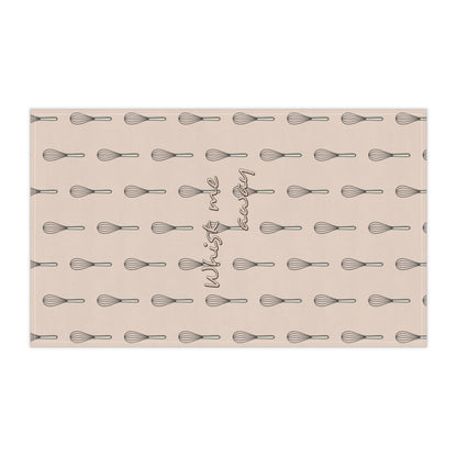 “Whisk Me Away” Tea Towel (Beige)