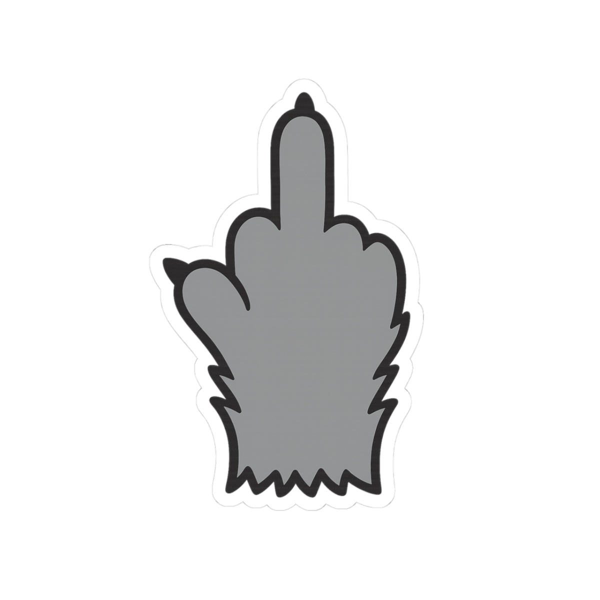 "F**k Off Cat Paw" Sticker [kevin_the_cat_store]