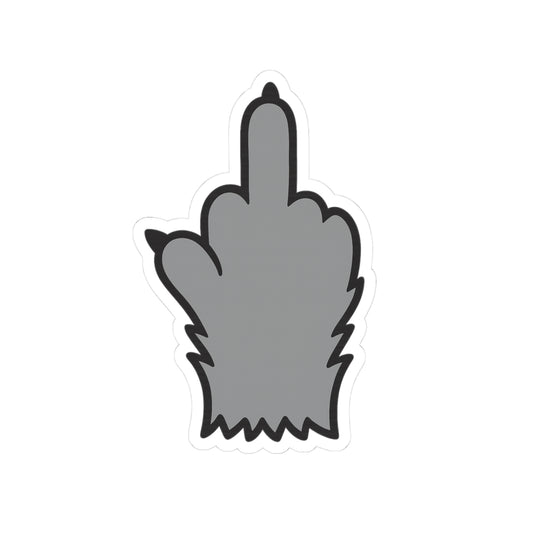 "F**k Off Cat Paw" Sticker [kevin_the_cat_store]