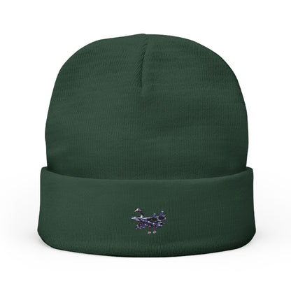 Bombardini Gusini Embroidered Knit Beanie