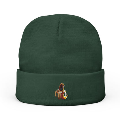 Shimpansini Bananini Embroidered Knit Beanie