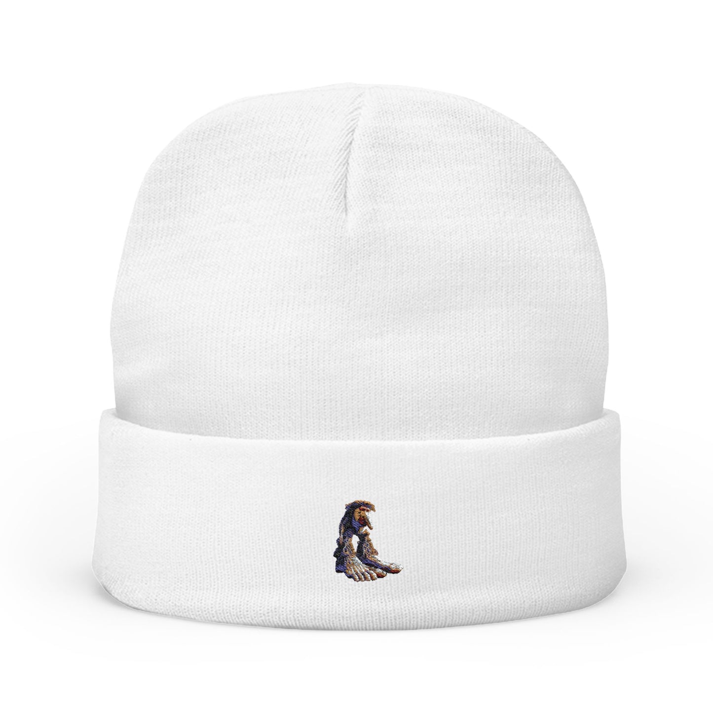 Brr Brr Patapim Embroidered Knit Beanie