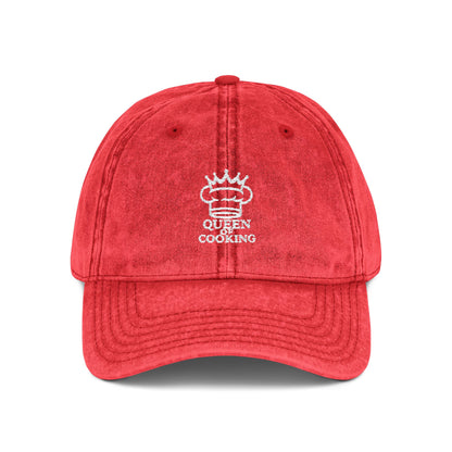 Queen of Cooking Vintage Dad Cap