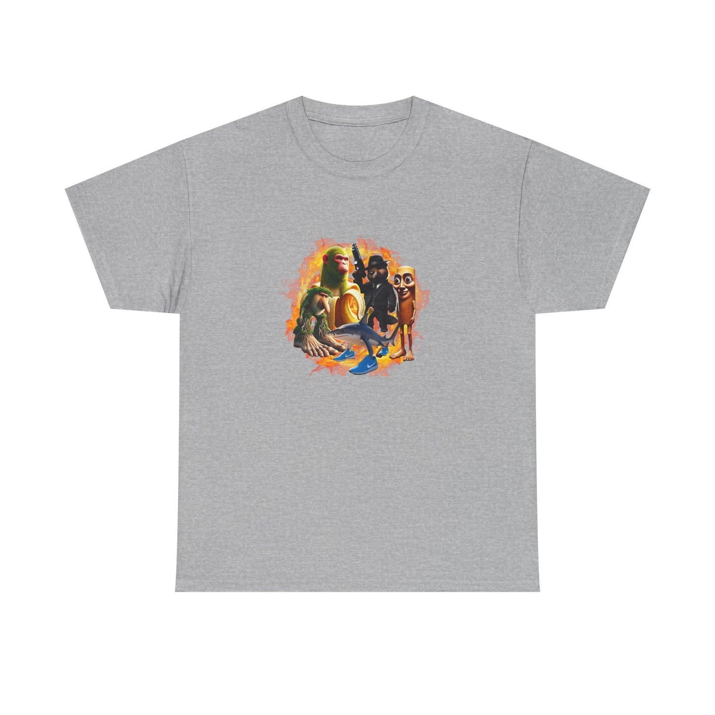Brainrot Mashup Unisex Heavy Cotton Tee