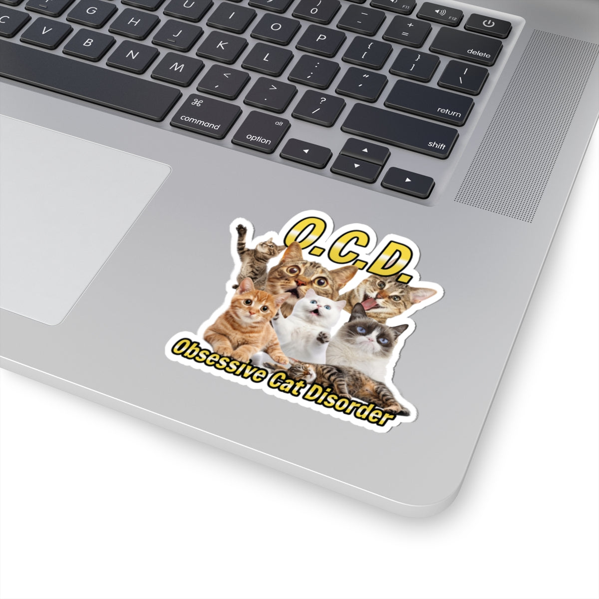 "Obsessive Cat Disorder" Sticker [kevin_the_cat_store]