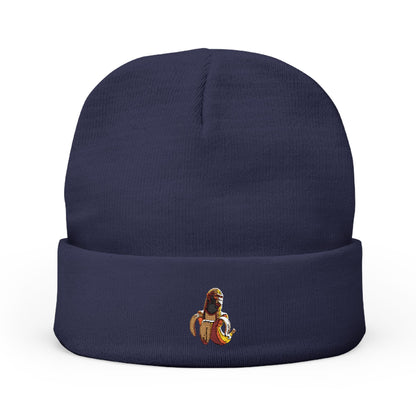 Shimpansini Bananini Embroidered Knit Beanie