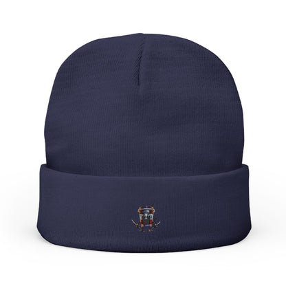 Cappuccino Assassino Embroidered  Knit Beanie
