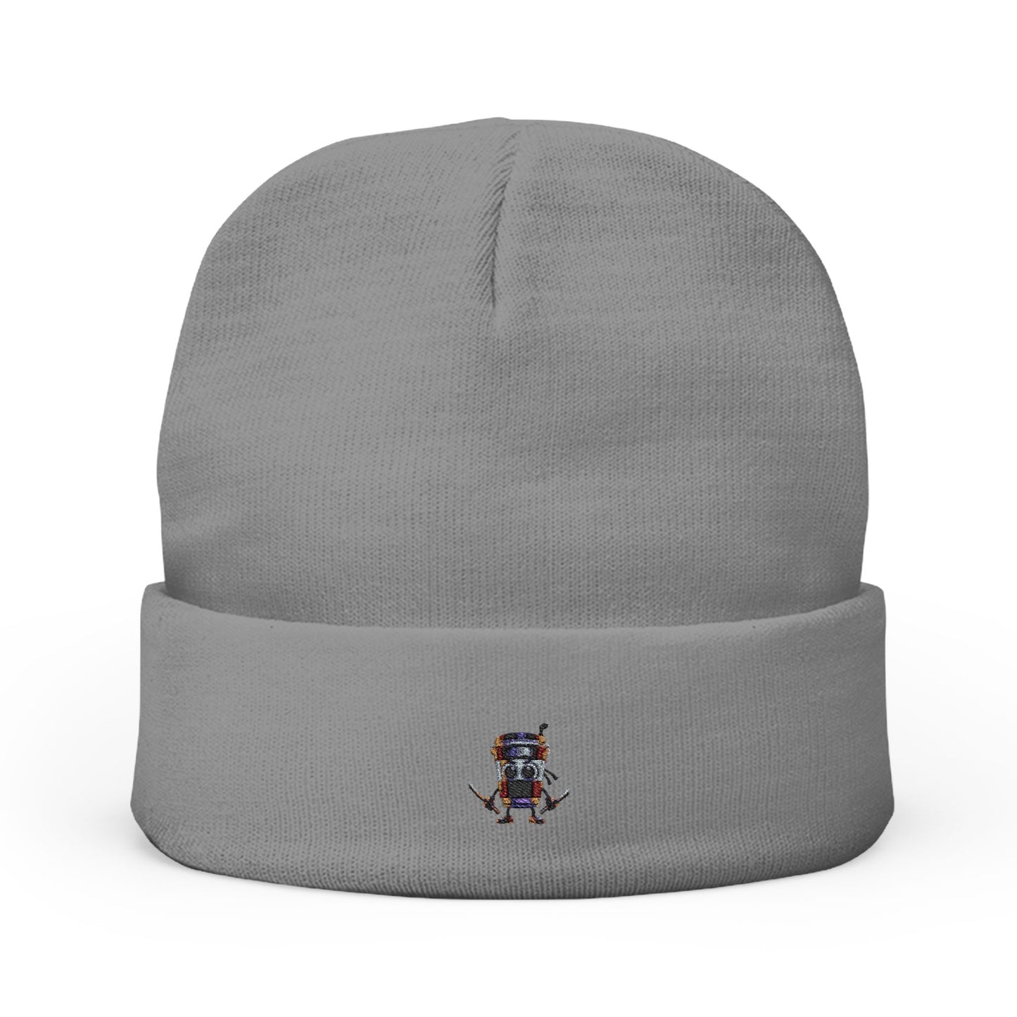 Cappuccino Assassino Embroidered  Knit Beanie