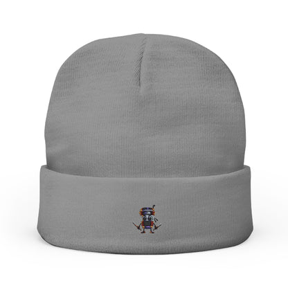 Cappuccino Assassino Embroidered  Knit Beanie