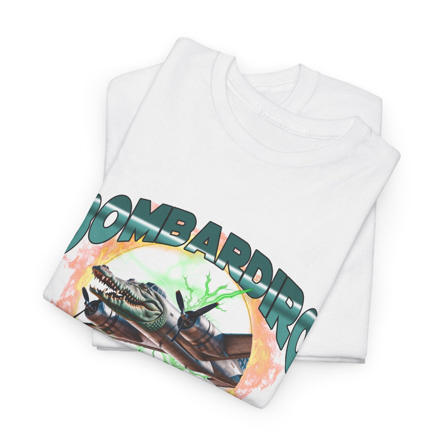 Bombardiro Crocodillo Unisex Heavy Cotton Tee