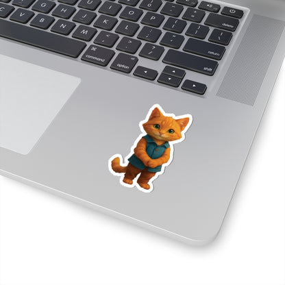 Orange Cat Sticker [Little Tots Store]